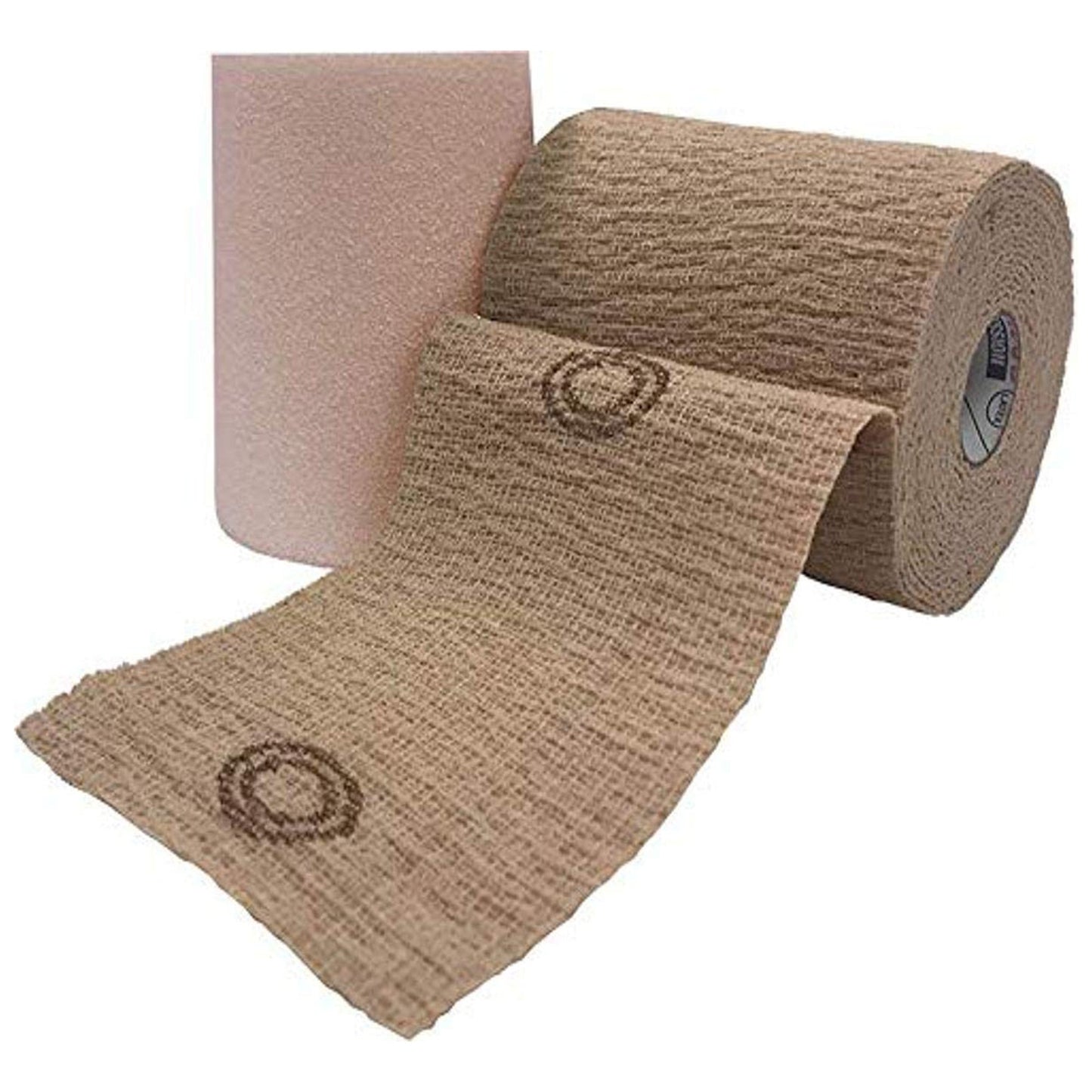 CoFlex® TLC Calamine with Indicators 2 Layer Compression Bandage System 4 Inch X 6 Yard / 4 Inch X 7 Yard Self-adherent / Pull On Closure Tan NonSterile 25 to 30 mmHg (1194368_BX)