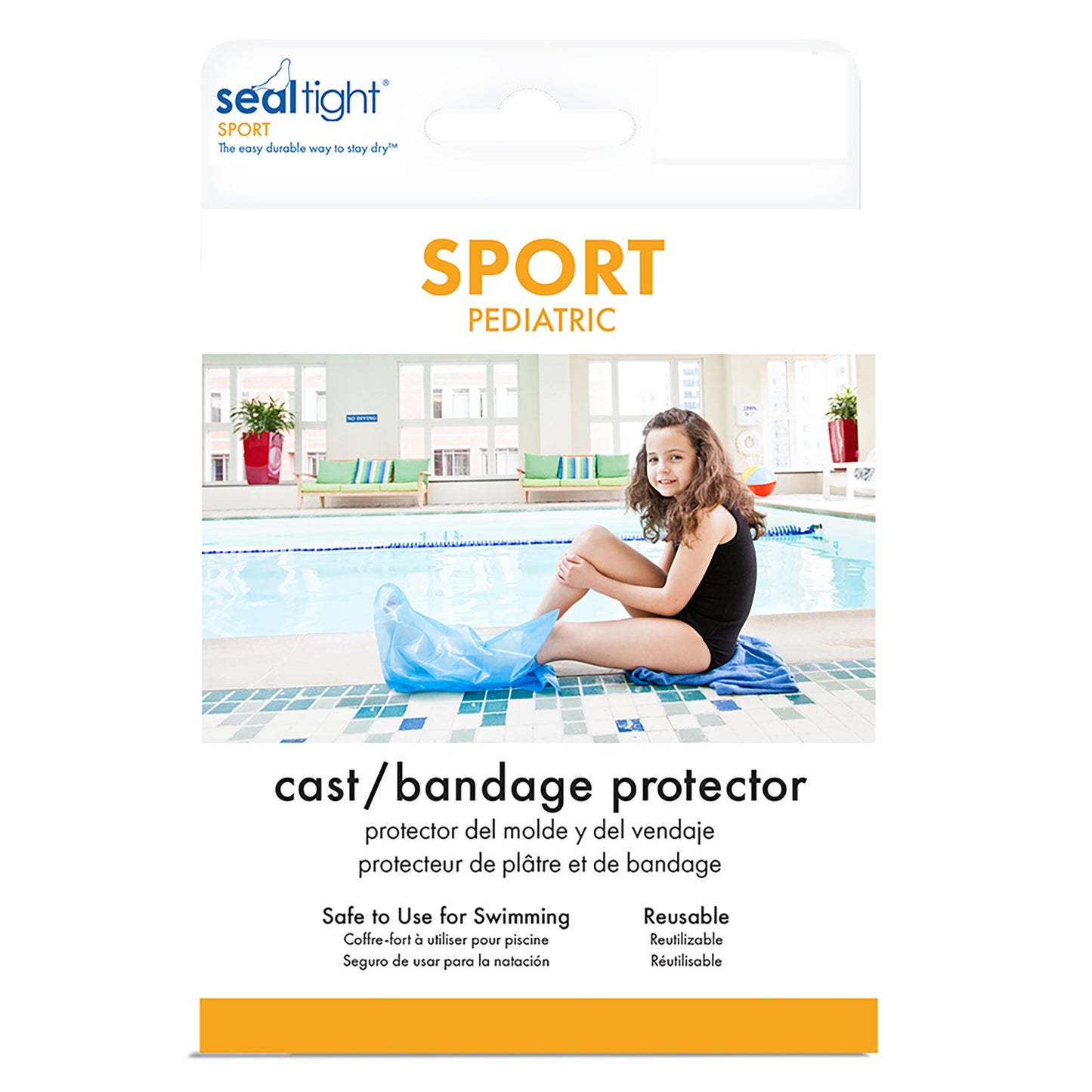 SEAL-TIGHT® Sport Cast Cover Large Thermoplastic Elastomer 28 Inch Leg Length (457726_EA)