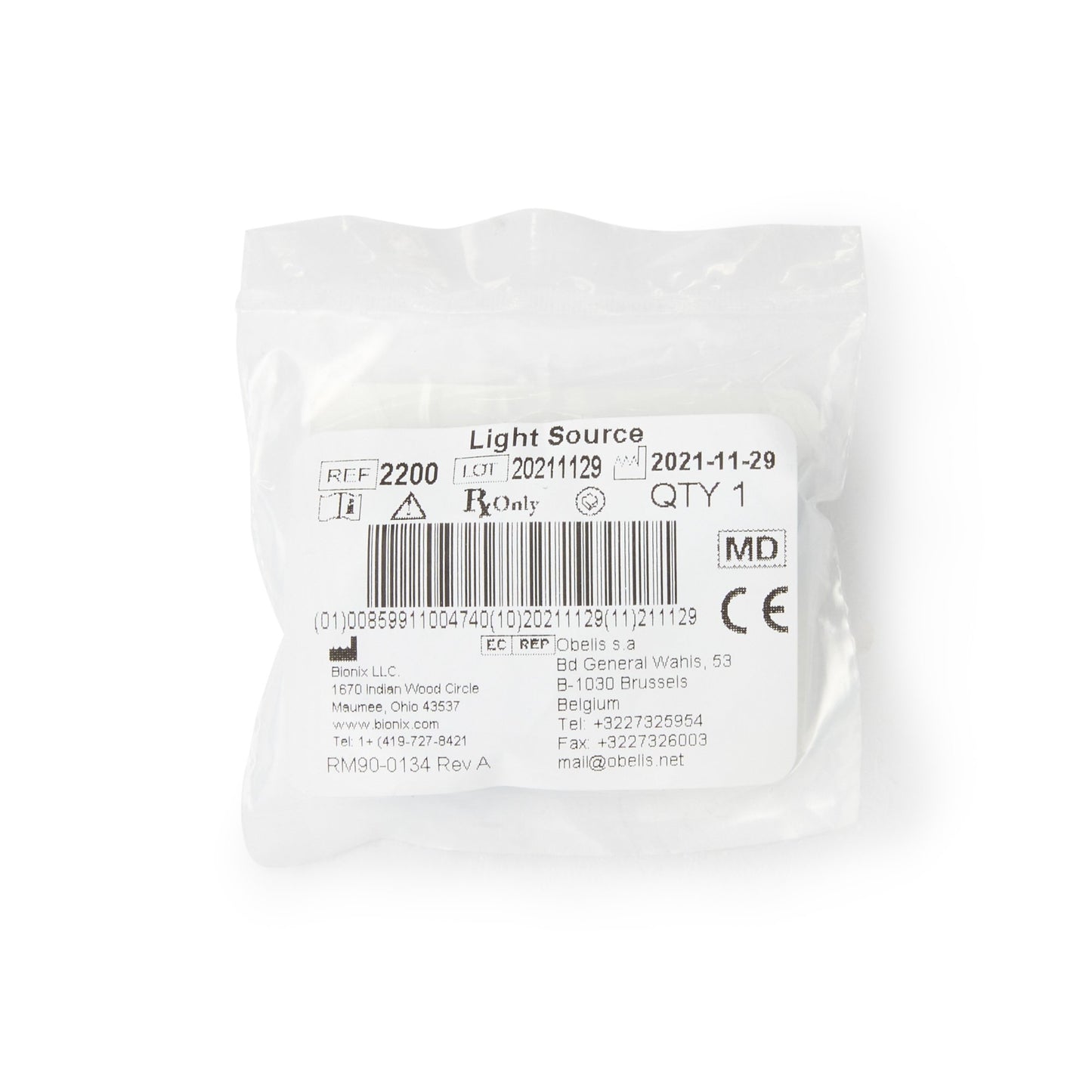 The Lighted Ear Curette™ Light Source for Curettes Reusable,Blue, LED Bulb (540873_EA)