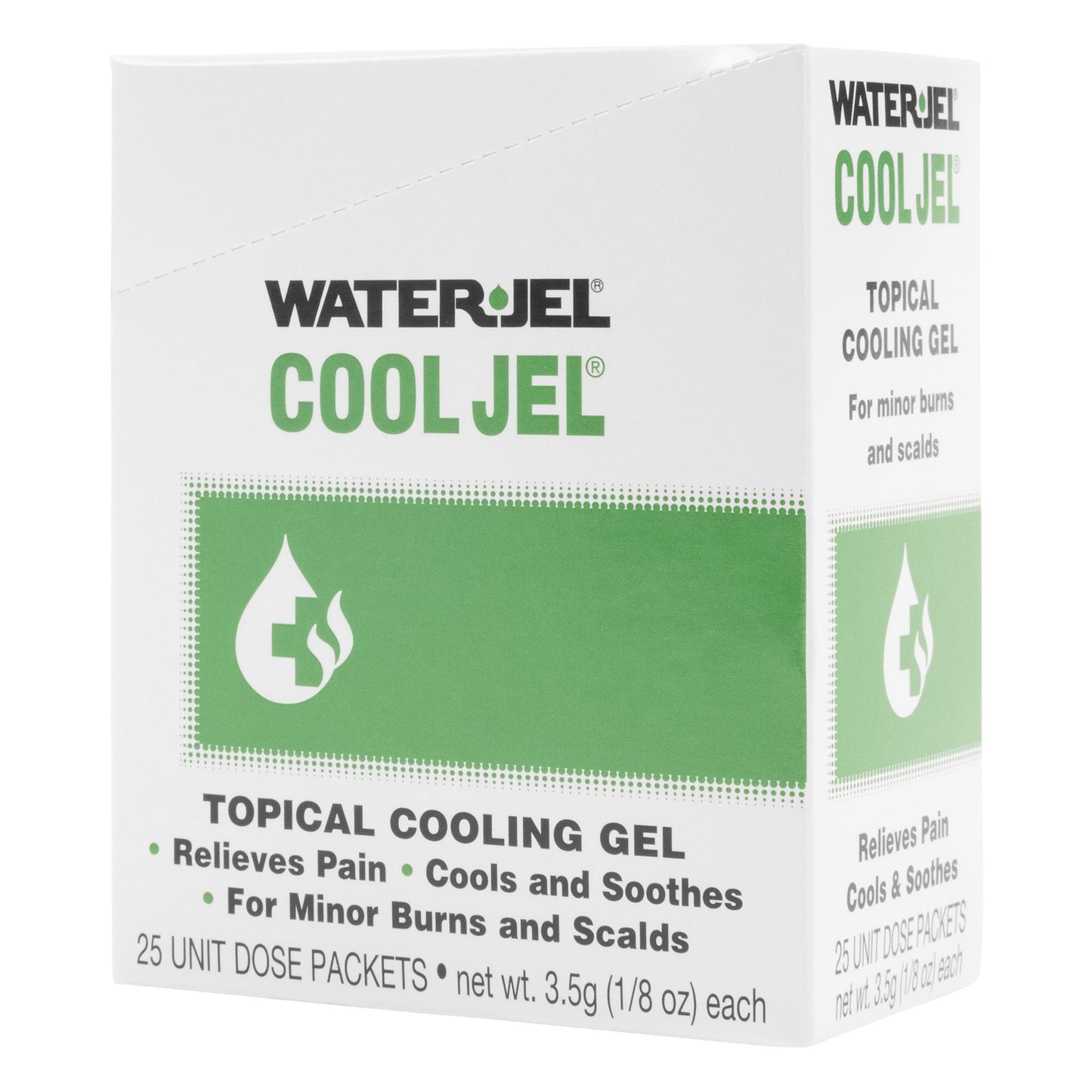 Water Jel® Cool Jel Burn Relief Tea Tree Oil / Glycerin Topical Gel 3.5 Gram Individual Packet (786414_BX)