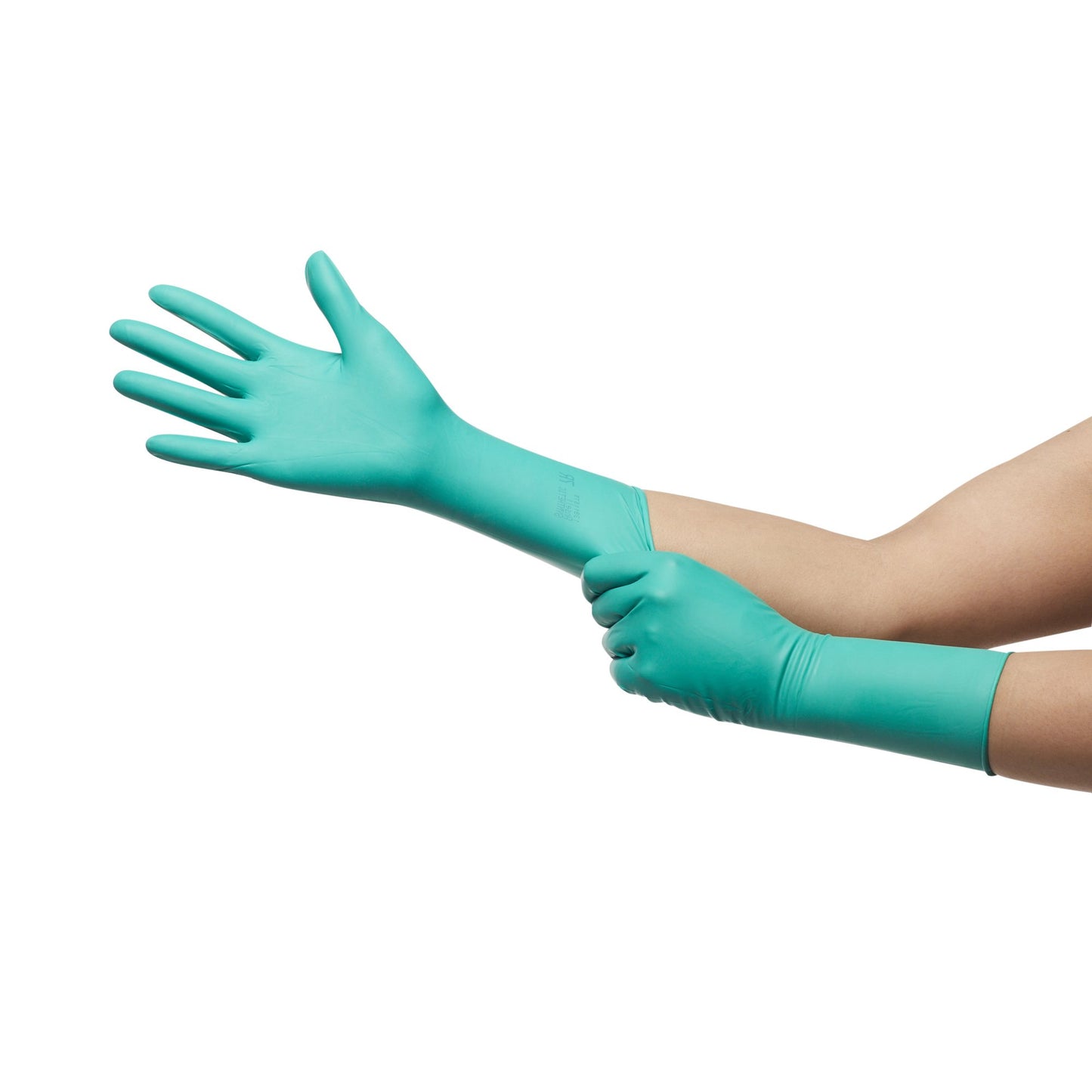 GAMMEX® Non-Latex Surgical Glove Size 6.5 Sterile Polyisoprene Standard Cuff Length Micro-Textured Green Chemo Tested (364344_BX)