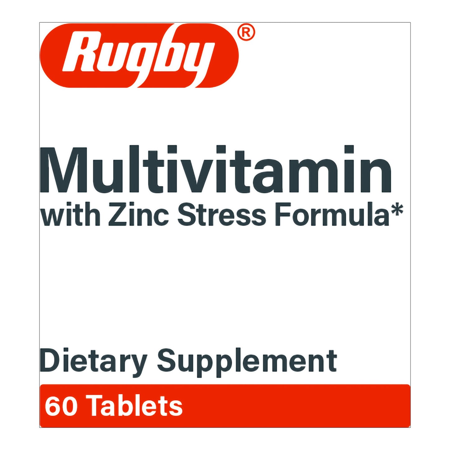 Zinc Stress Formula Multivitamin Supplement Vitamin C 500 mg Strength Tablet 60 per Bottle (1196023_BT)