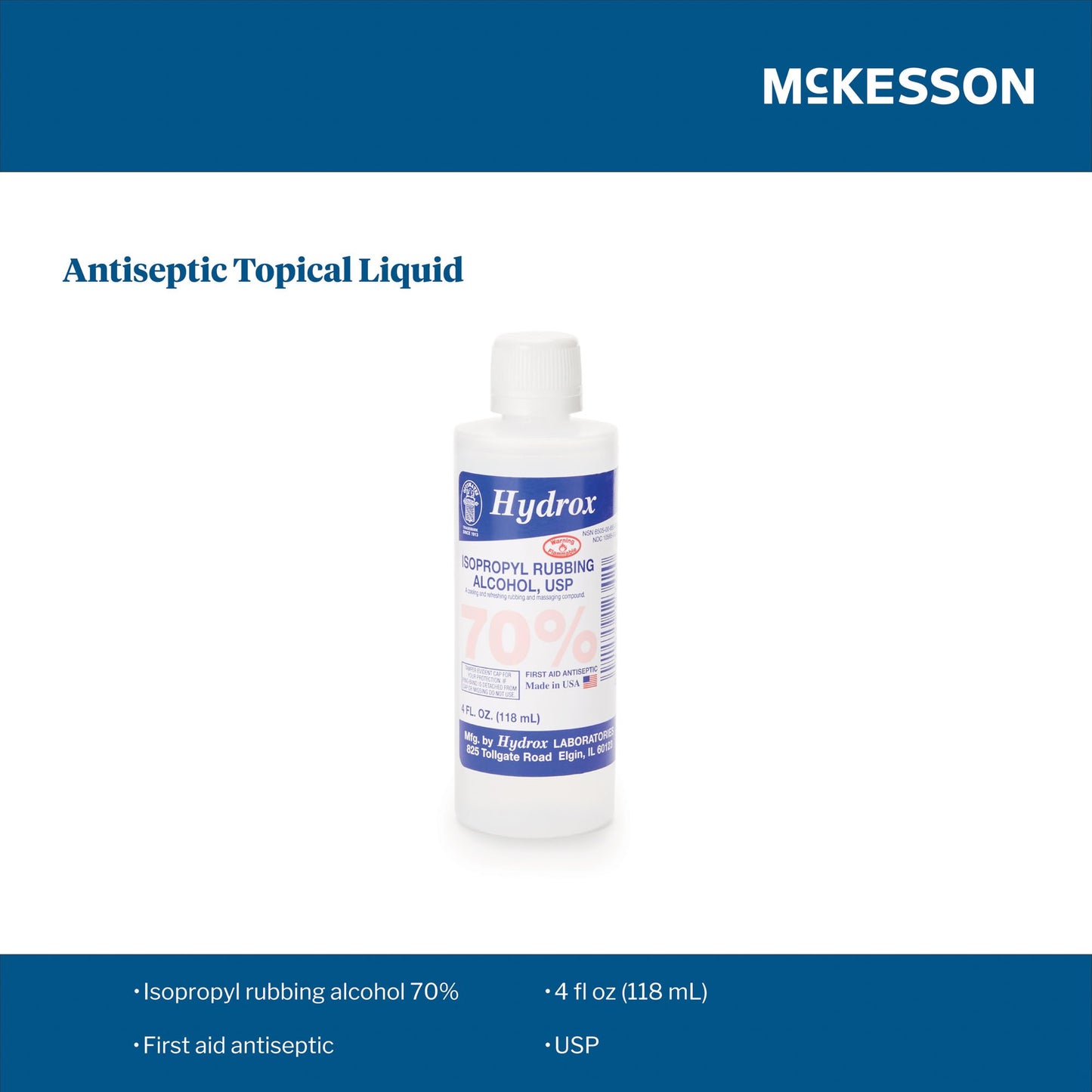 McKesson Brand Antiseptic 4 oz. Bottle (139999_EA)
