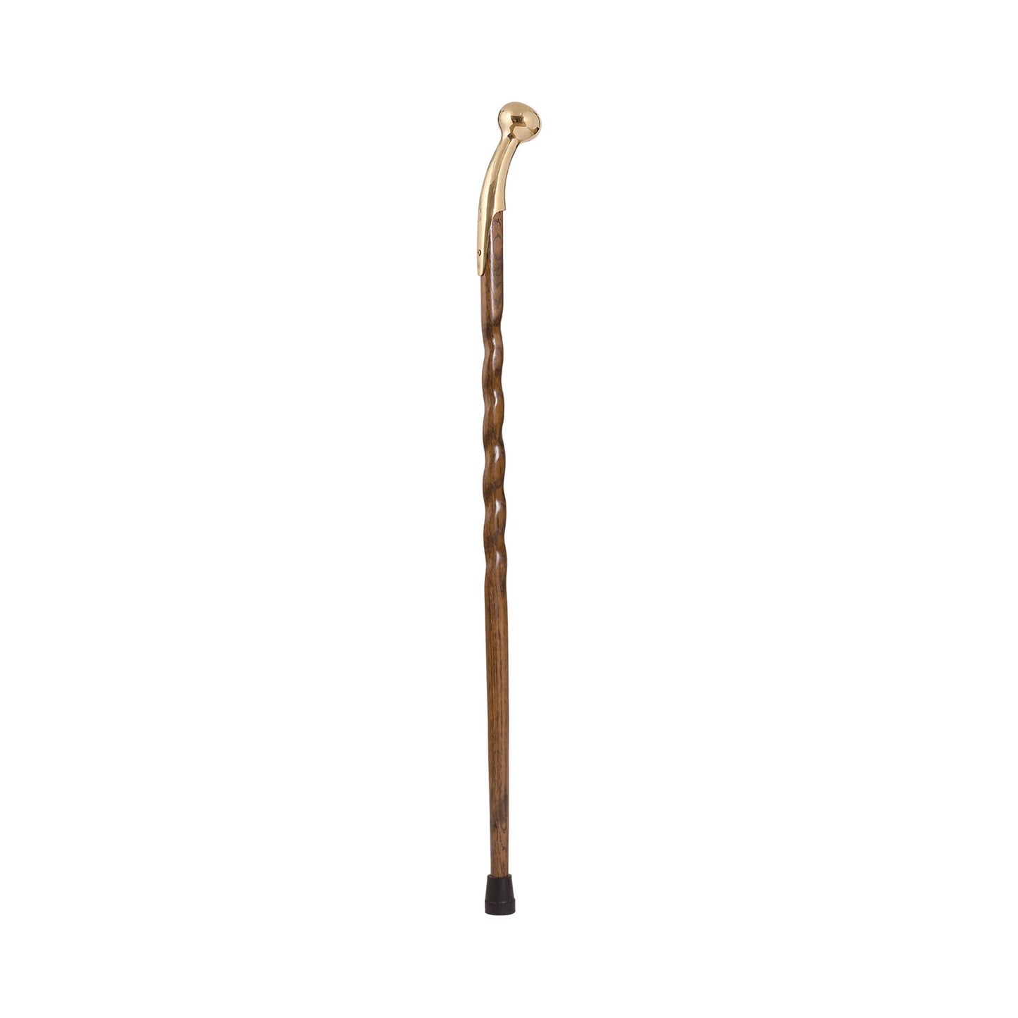 Brazos™ Twisted Walking Stick Wood 40 Inch Height Brown Oak (1149591_EA)