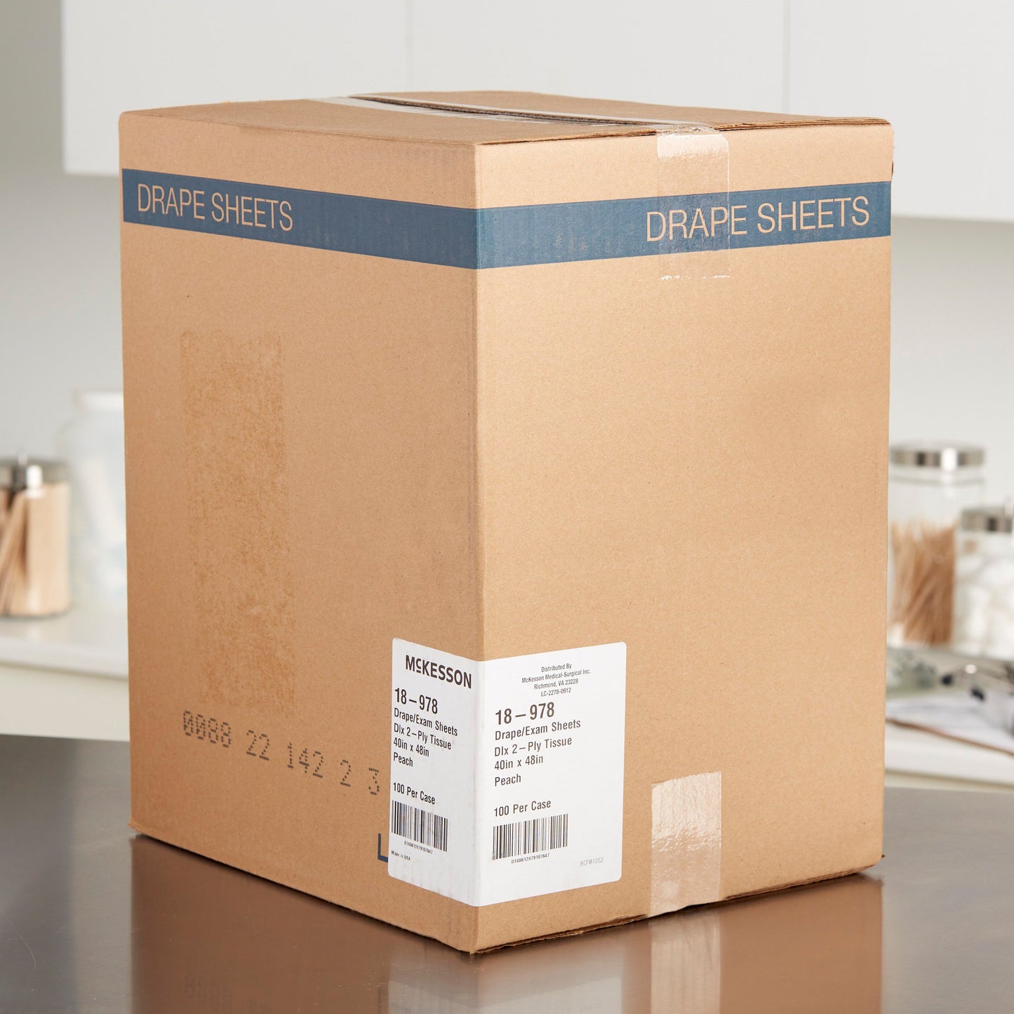 McKesson General Purpose Drape Physical Exam Drape 40 W X 48 L Inch NonSterile (194107_CS)