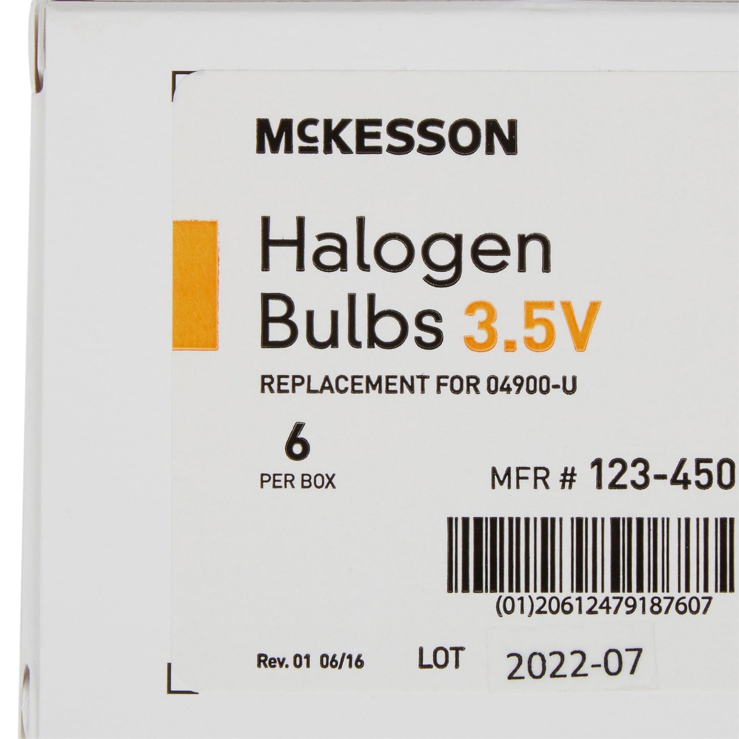 McKesson Ophthalmoscope Replacement Bulb Halogen 3.5 Volt 2.5 Watt (861065_EA)
