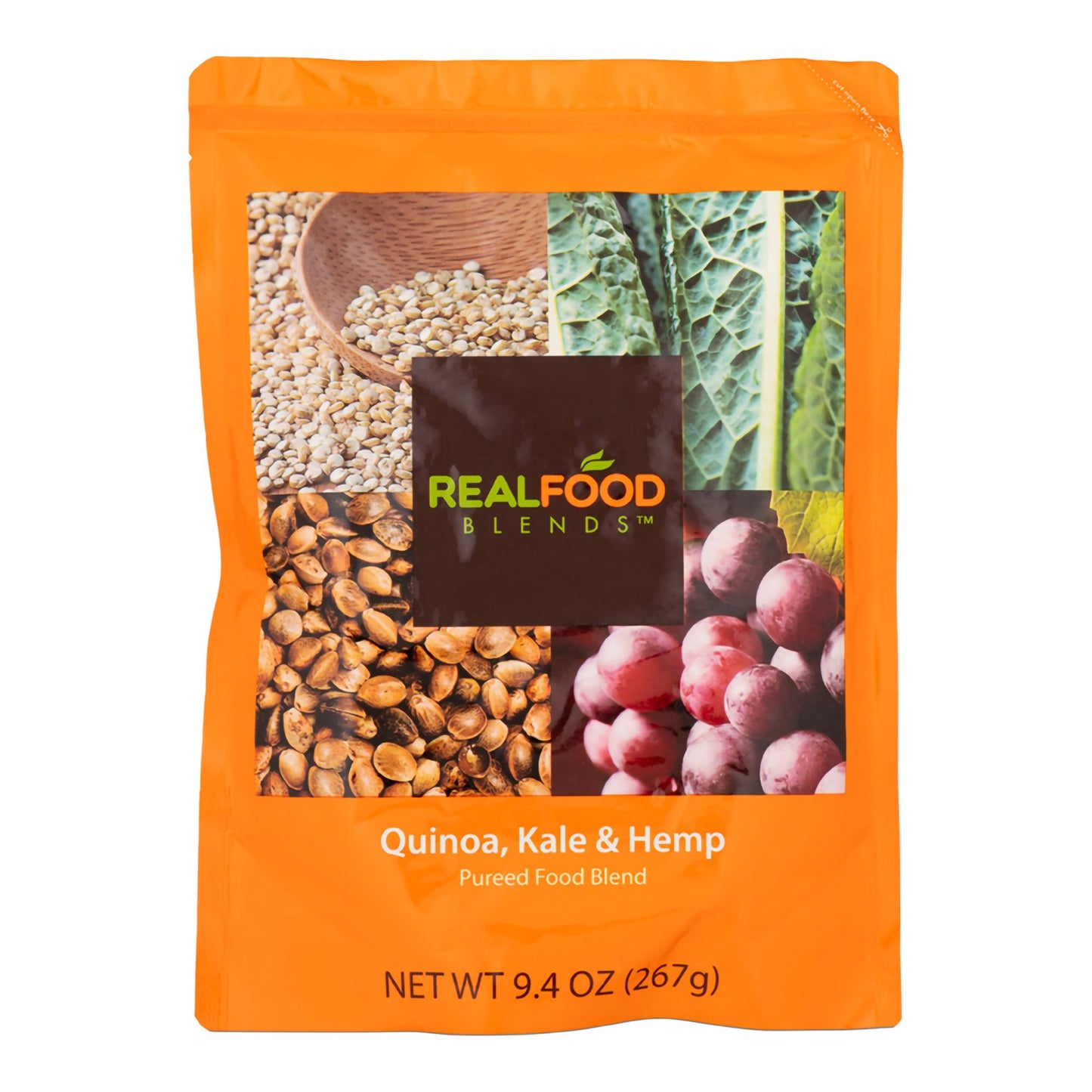 Real Food Blends® Tube Feeding Formula Quinoa / Kale / Hemp Flavor Liquid 9.4 oz. Pouch (979852_EA)