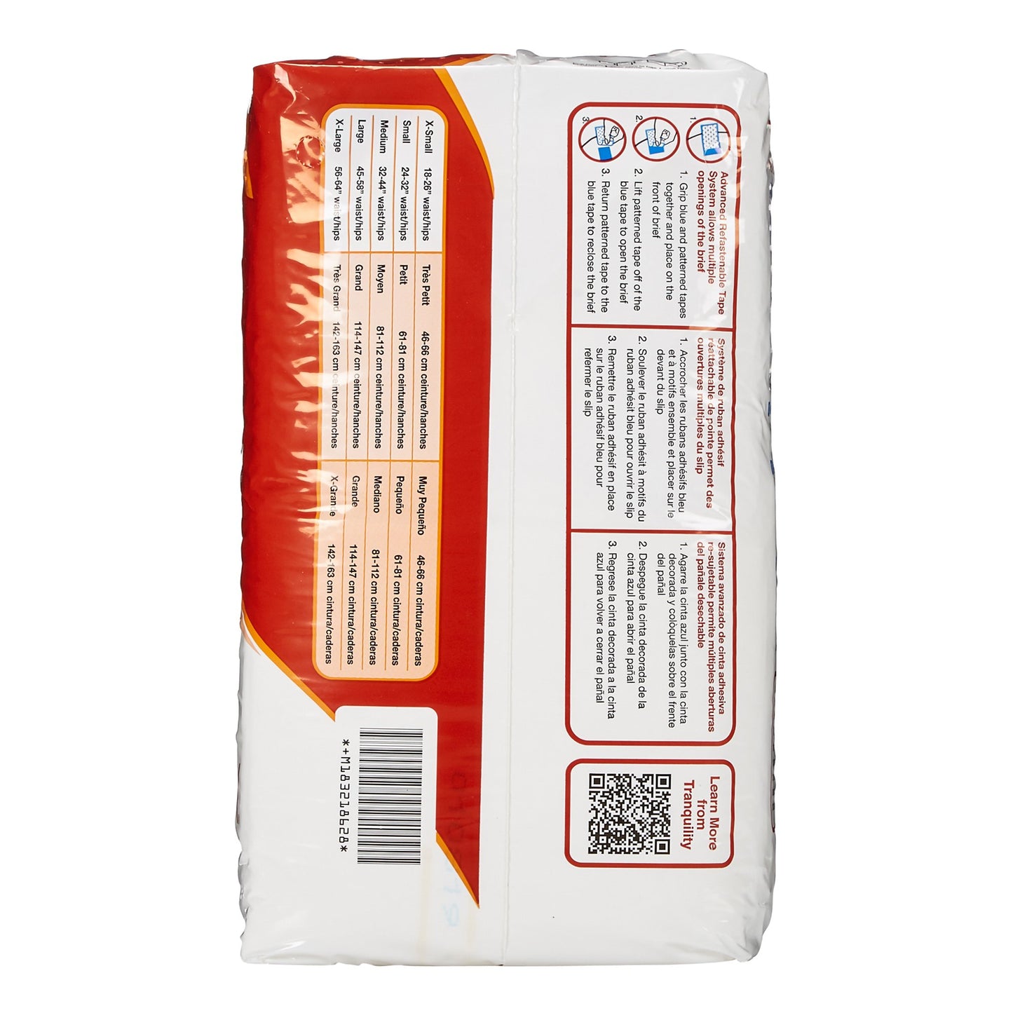 Tranquility® ATN Unisex Adult Incontinence Brief Large Disposable Heavy Absorbency (665234_BG)