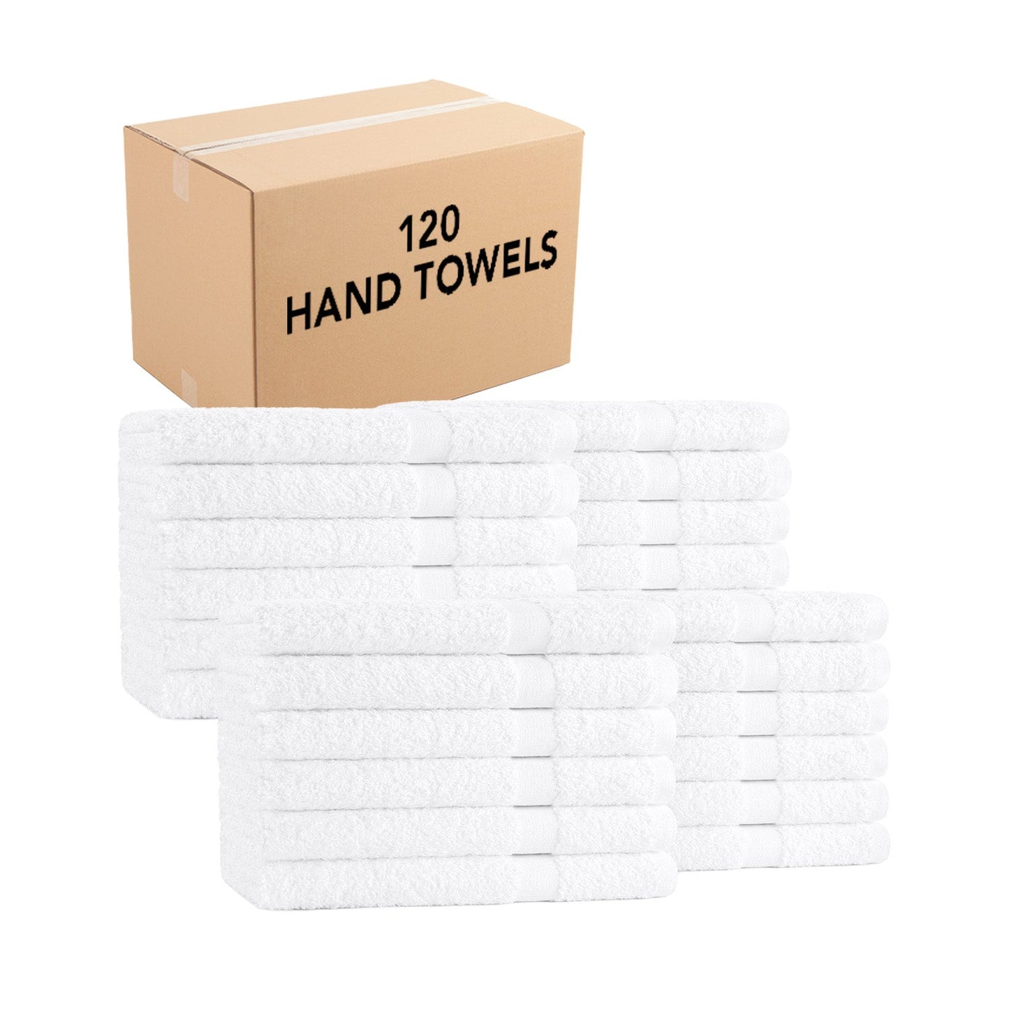Hospeco® Admiral Hospitality Hand Towel 16x27 White, 120/Case (HOSADMIRAL-HAND)
