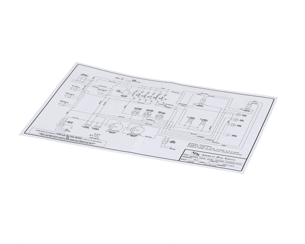 American Dish Service 089-9202 Decal, Wiring Diagram, Model (ADS089-9202)