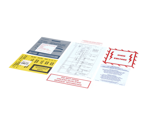 American Dish Service 289-9217 Decal Set, Model Adc-44 (ADS289-9217)