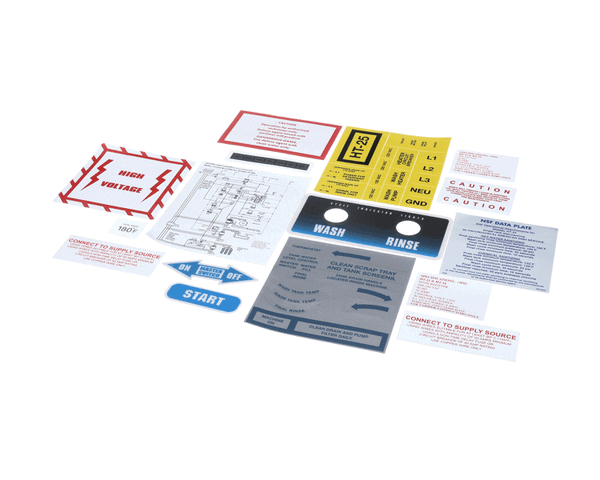 American Dish Service 389-9209 Decal Set, Model Ht-25 (Inclu (ADS389-9209)