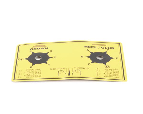 Antunes 1001118 Label, Dial Compression (AJA1001118)