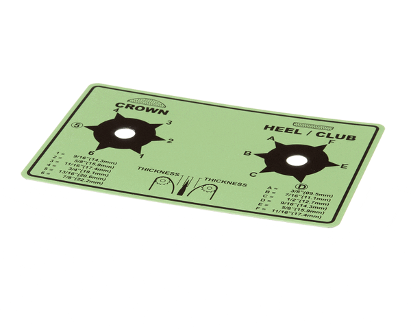 Antunes 1001590 Green Compressor Label Vct (AJA1001590)