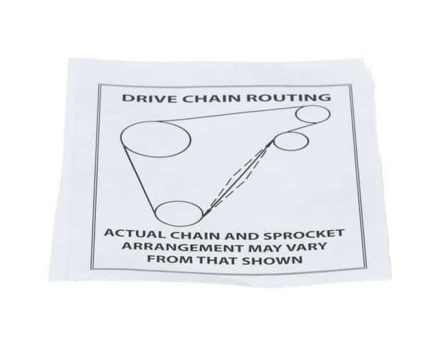 Antunes 1001592 Label, Chain Routing (AJA1001592)
