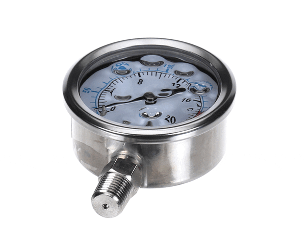 Antunes 7002617 Gauge, 300 Psi, 2.5"Gf, Btmmnt, Ss (AJA7002617)