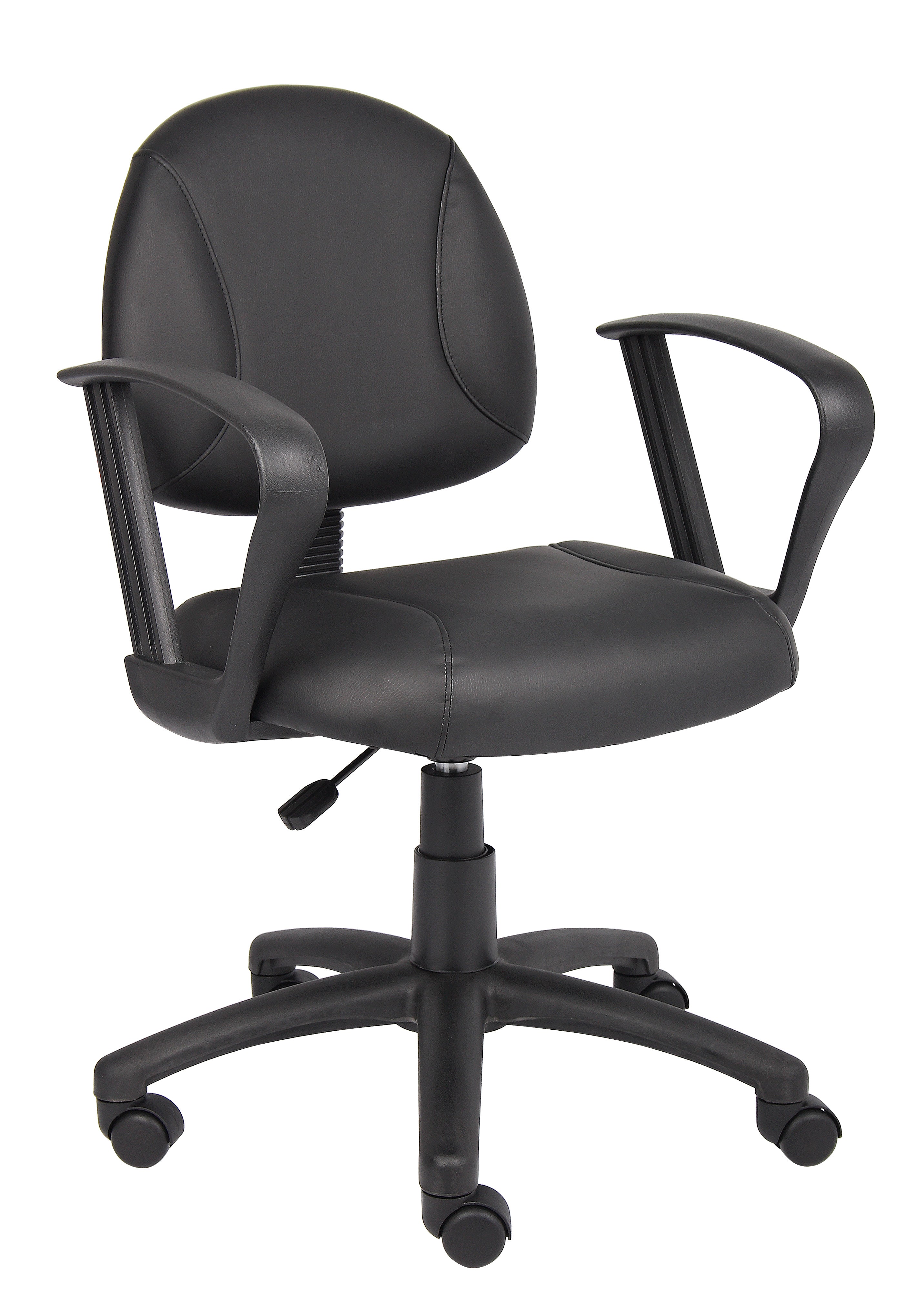 boss-black-posture-chair-w-loop-arms-b307_1