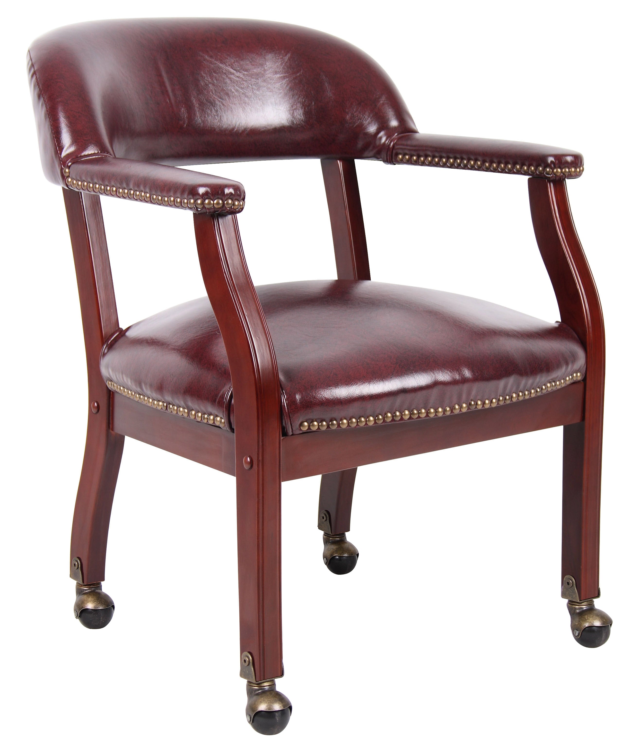 captains-guest-accent-or-dining-chair-in-burgundy-vinyl-w-casters-b9545-by_1