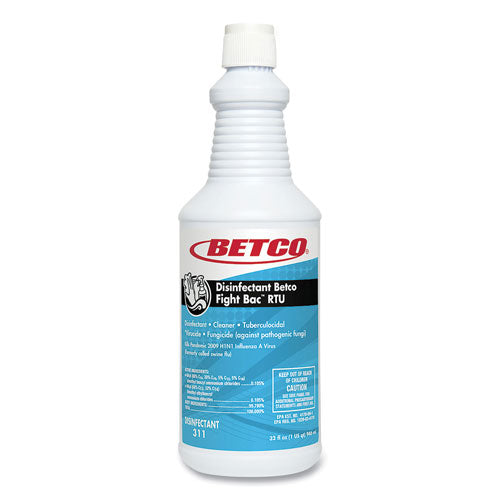 Betco Disinfectant/Cleaner, Trigger Spray, RTU, 32 oz, 12/CT (BET3111200)