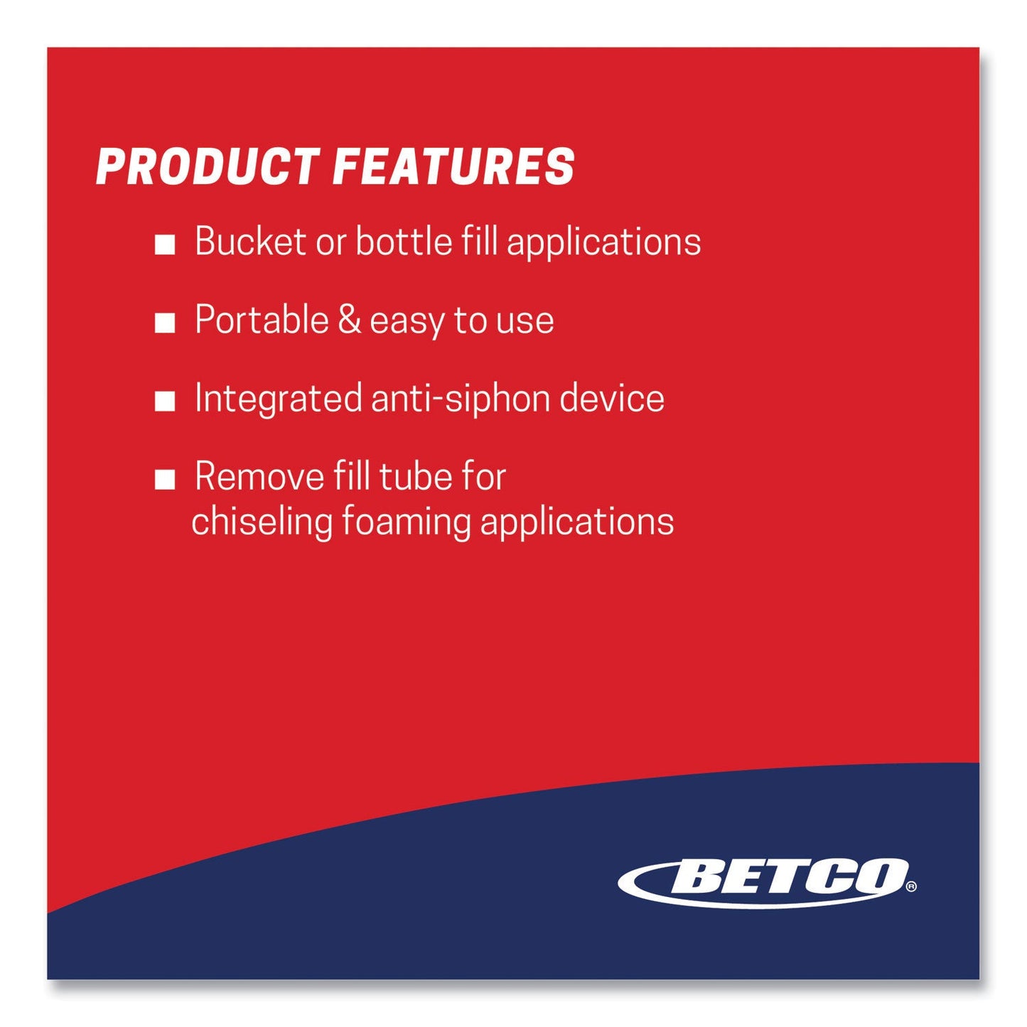 Betco FASTDRAW FREEDOM Dispenser, 12/Carton (BET9129000)
