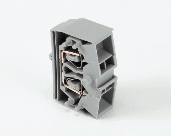 BKI Tb0065 Terminal Block 4 Conductor W/Mtg F (BKITB0065)