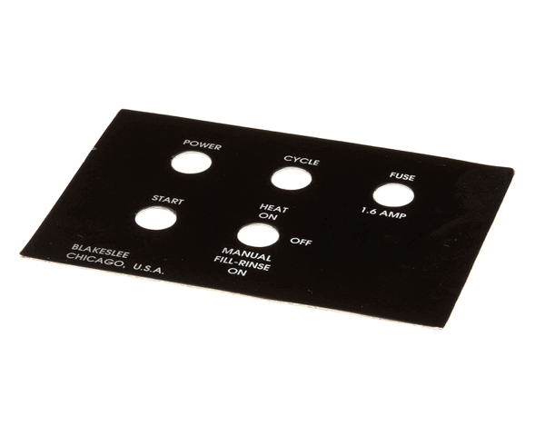 Blakeslee 17708 Nameplate-Controls (BLA17708)