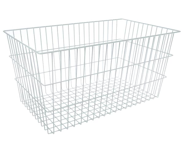Blickman 2422442000 Wire Basket, 12" Chrome 24 1/2"W X 12"H (BLI2422442000)