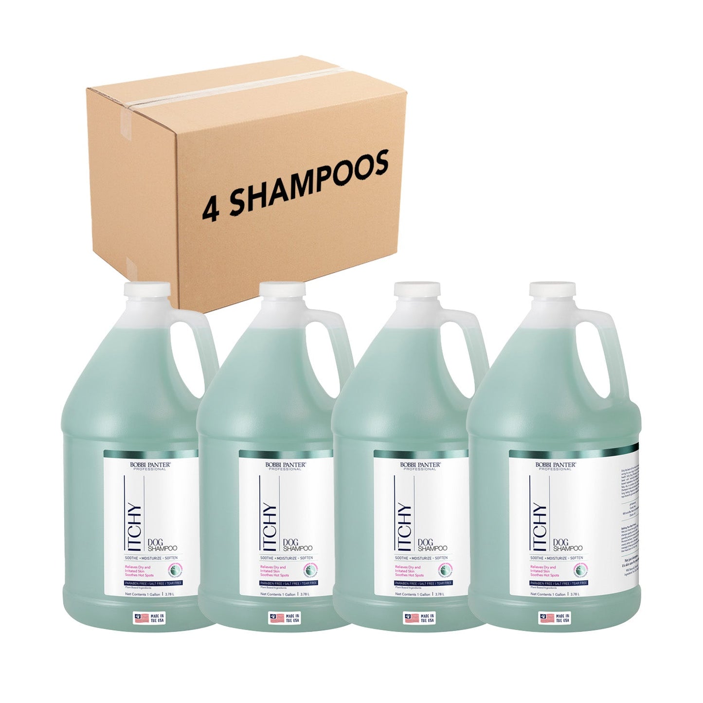 Bobbi Panter® Signature Itchy Dog Shampoo, Tea Tree, Lavender Oil, 1 Gallon (HOSBP00011)