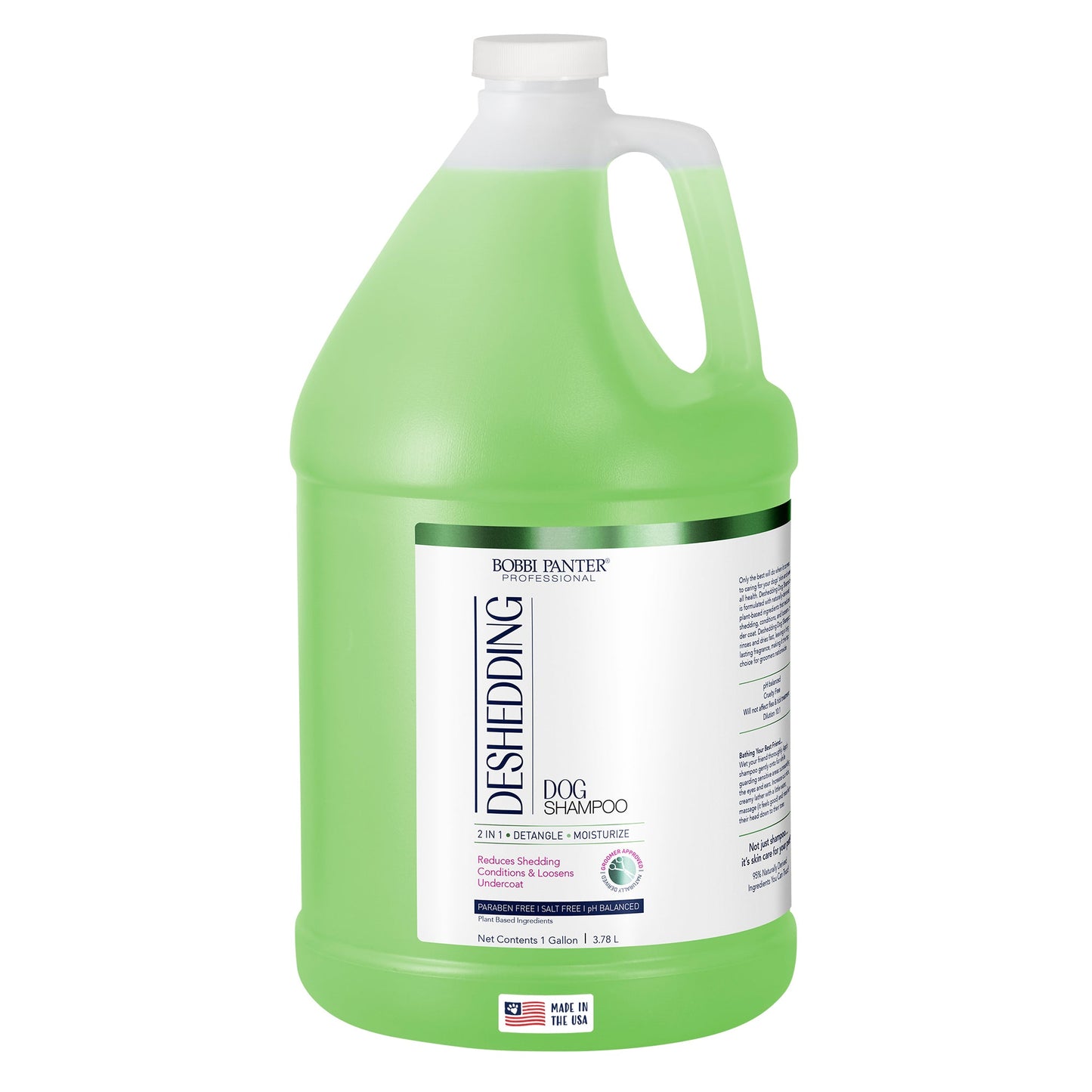 Bobbi Panter® Signature Deshedding Dog Shampoo Conditioner (Gallon), 4/Case (BP00031-CS)