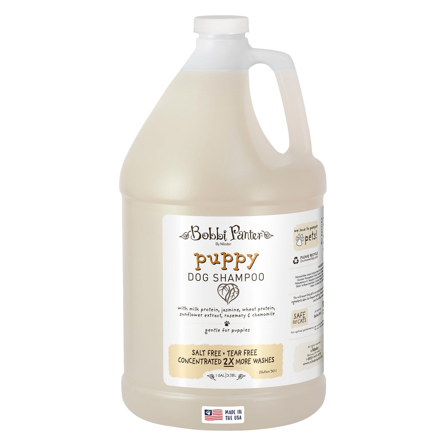 Bobbi Panter® Botanicals Puppy Dog Shampoo Rosemary/Chamomile (Gallon), 4/Case (BP00047-CS)