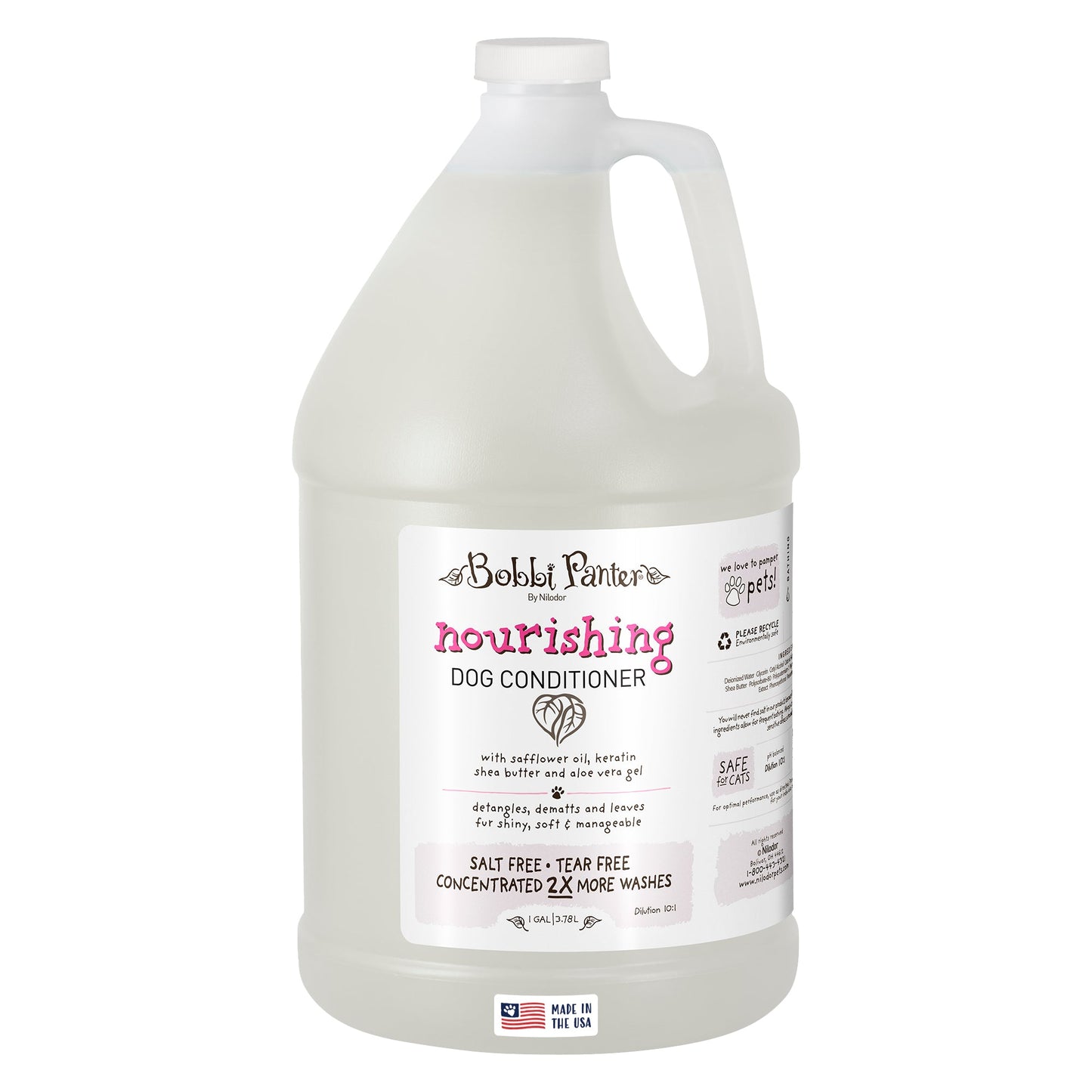 Bobbi Panter® Botanicals Nourishing Dog Conditioner Shea Butter (Gallon), 4/Case (BP00077-CS)