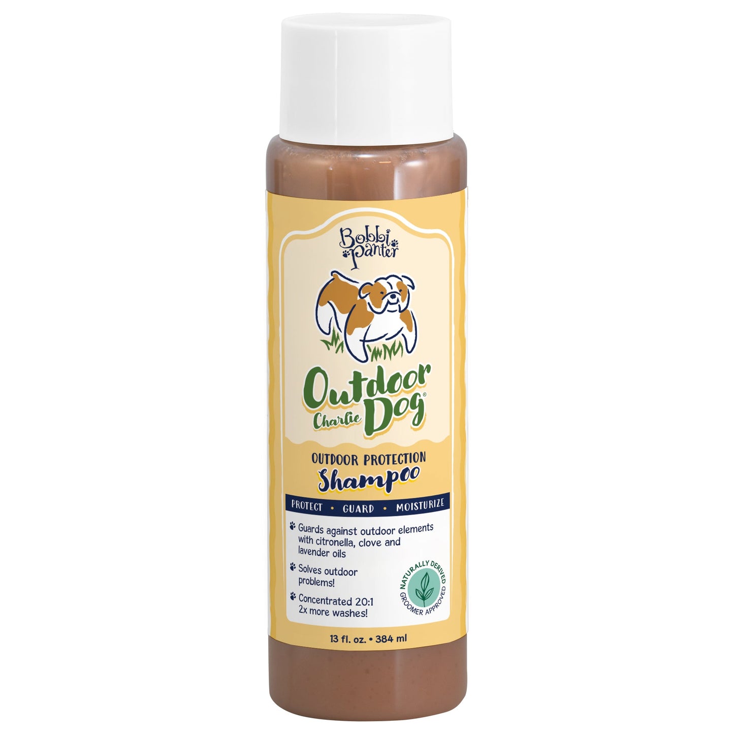 Bobbi Panter (Professional) Signature OUTDOOR DOG (Charlie Dog) Shampoo Clove Oil, Lavender Oil, Cedarwood Oil, Citronella 13 oz (BP00090)