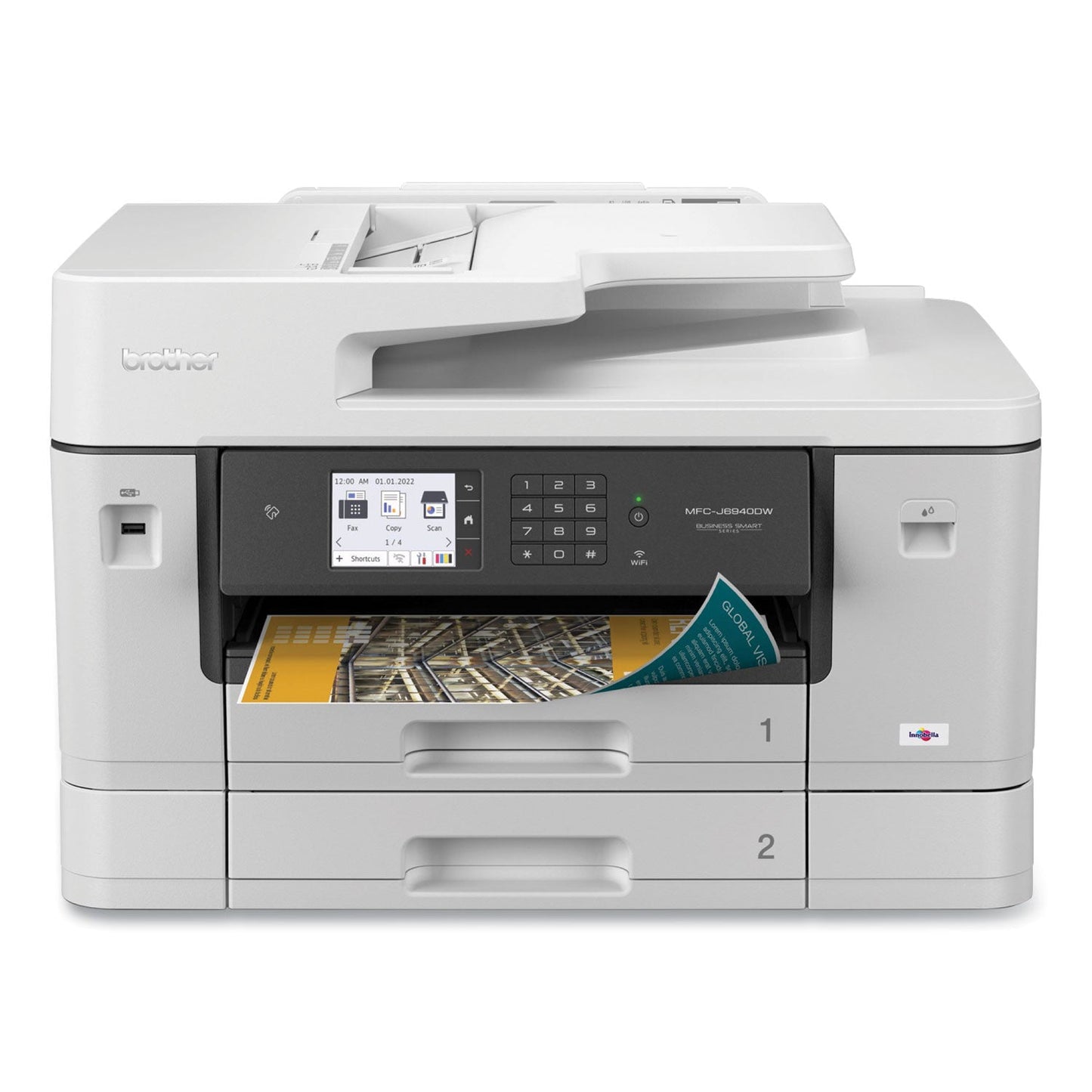 Brother MFC-J6940DW Color All-in-One Inkjet Printer, Copy/Fax/Print/Scan (BRTMFCJ6940DW)