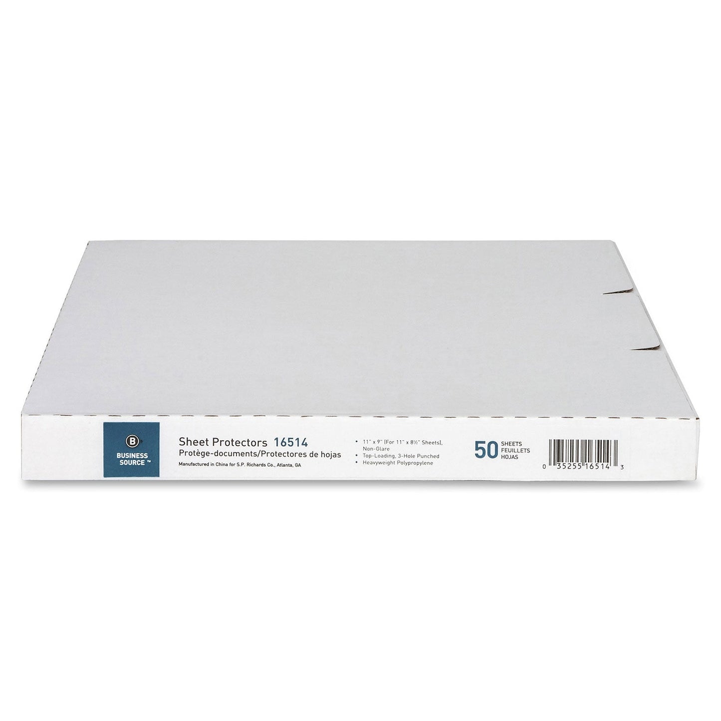 business-source-top-loading-sheet-protector-clear-bsn16514_3