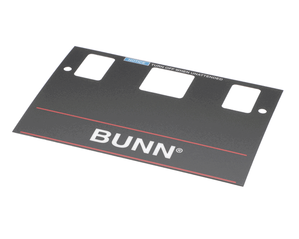 Bunn 21667.0001 Decal,Control-W/O Brew Lockou (BU21667-0001)