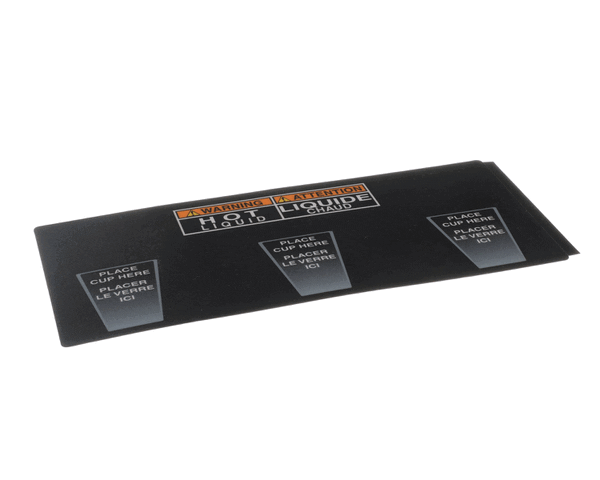 Bunn 28328.7013 Decal,Cup Placement Imix-3 Pc Eng/Fre (BU28328-7013)