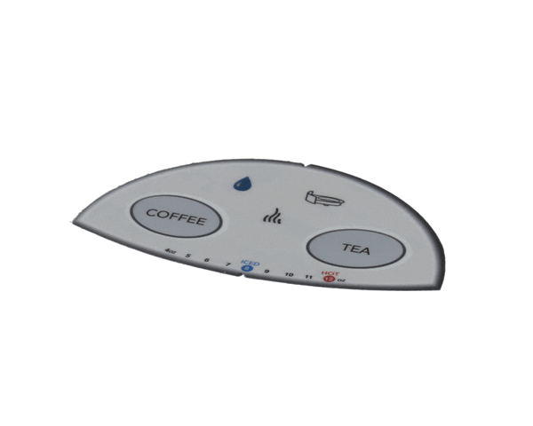 Bunn 36891.0102 Decal, Control Panel Mca Am (Taco Bell) (BU36891-0102)