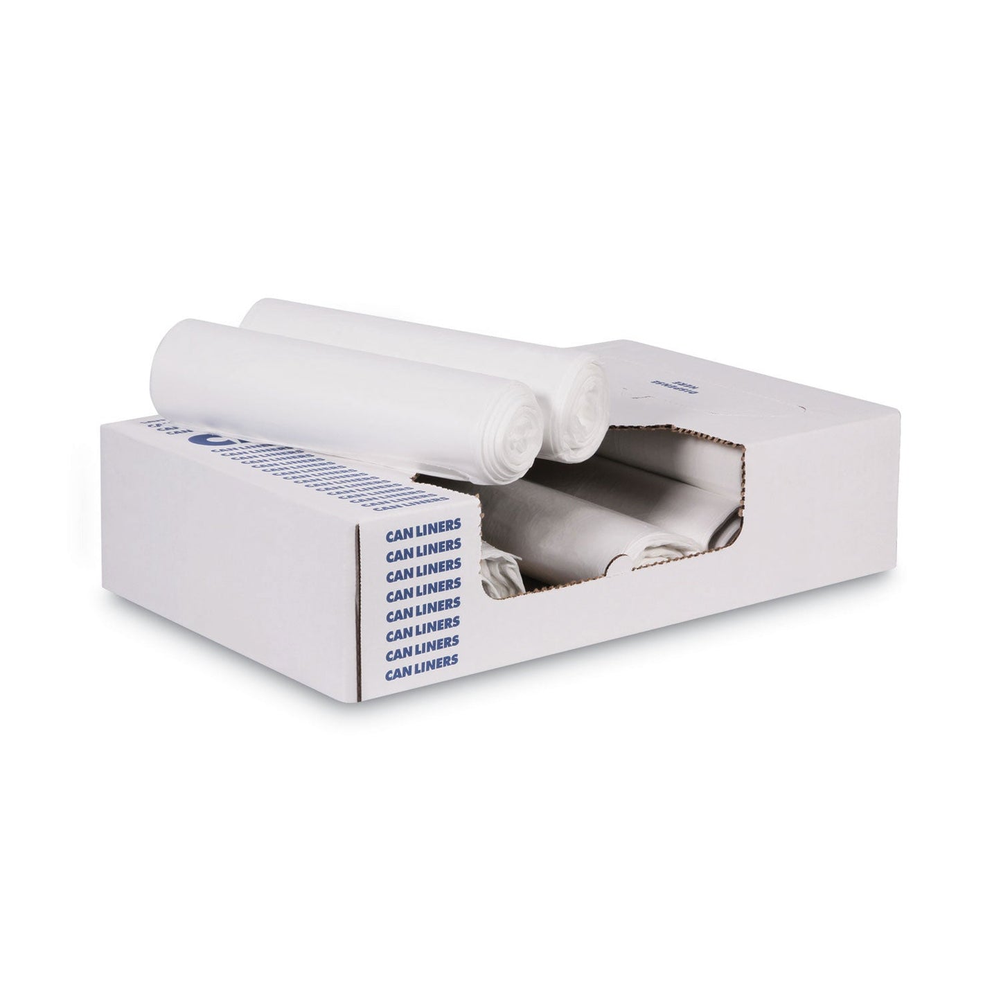 GEN High Density Can Liners, 33 gal, 13 mic, 33" x 39", Natural, 25 Bags/Roll, 10 Rolls/Carton (BWK333916)