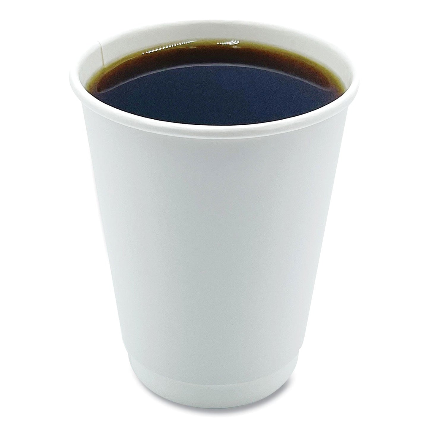 Boardwalk Paper Hot Cups, Double-Walled, 12 oz, White, 25/Pack (BWKDW12HCUPPK)