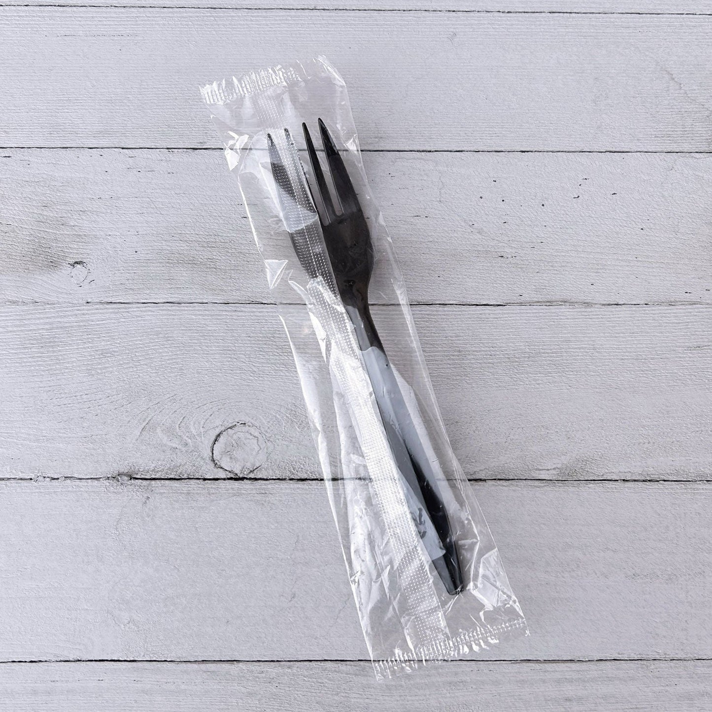 Boardwalk Mediumweight Wrapped Polypropylene Cutlery, Fork, Black, 1,000/Carton (BWKFORKBLPPIW)