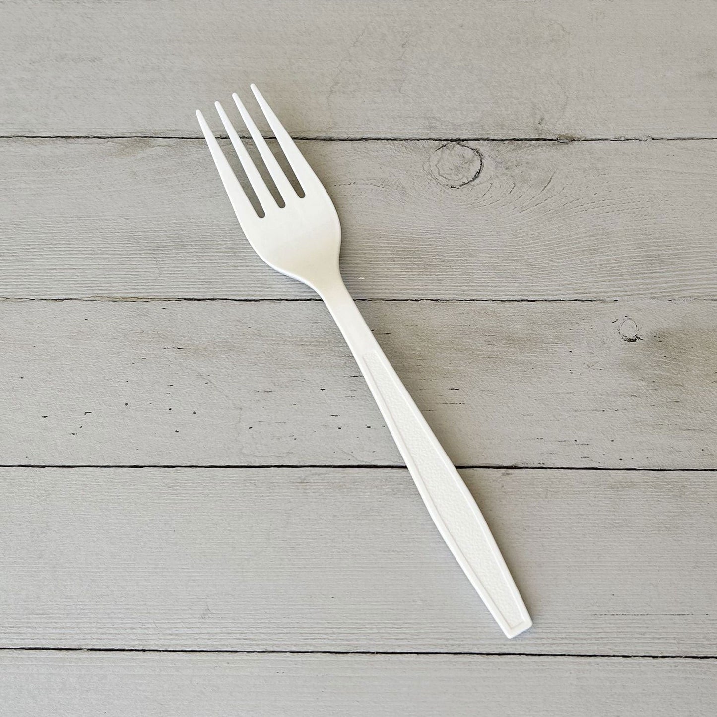 Boardwalk Heavyweight Polypropylene Cutlery, Fork, White, 1,000/Carton (BWKFORKWHPP)