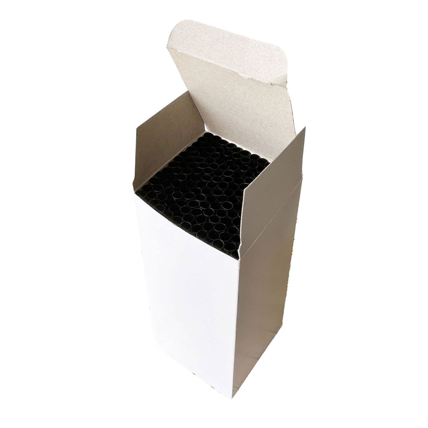 Boardwalk Wrapped Giant Straws, 7.75", Polypropylene, Black, 7,200/Carton (BWKGSTW775BK)