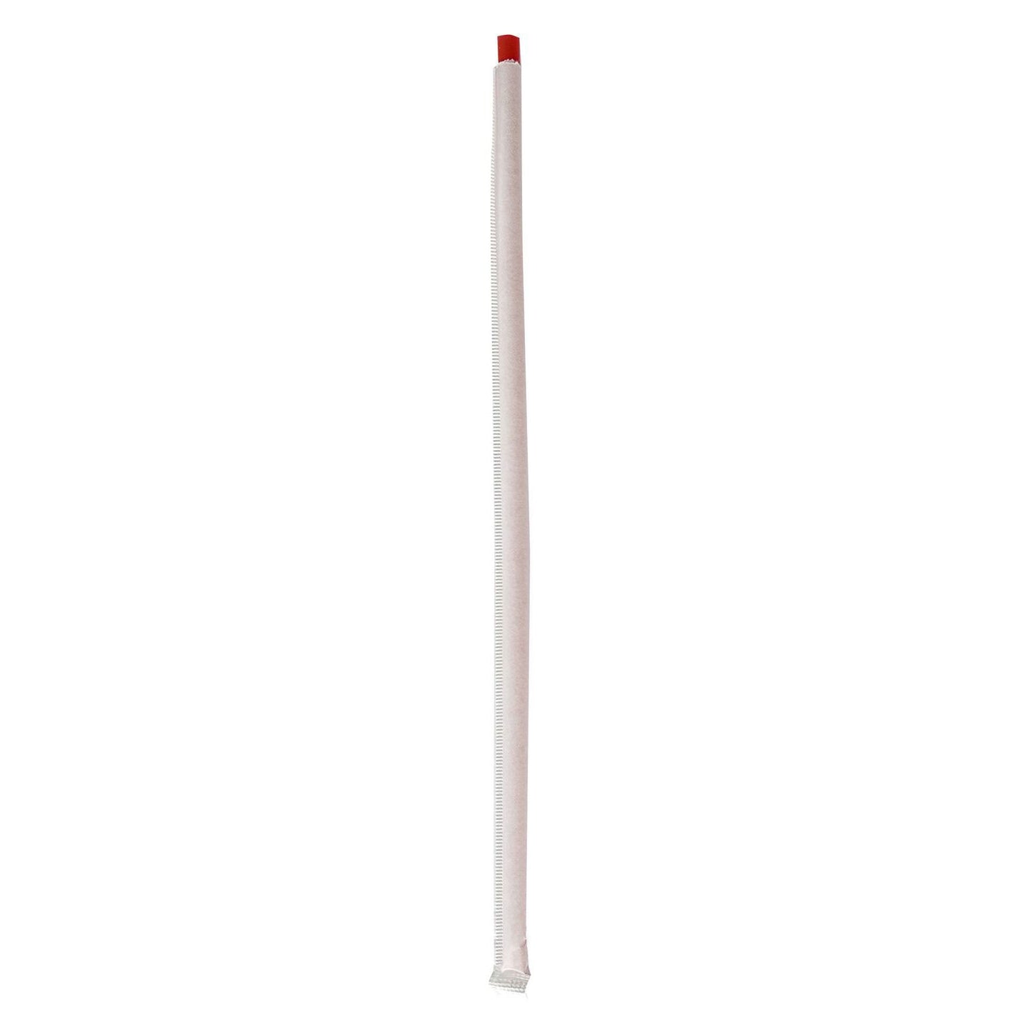Boardwalk Wrapped Jumbo Straws, 10.25", Polypropylene, Red, 2,000/Carton (BWKJSTW1025RED)