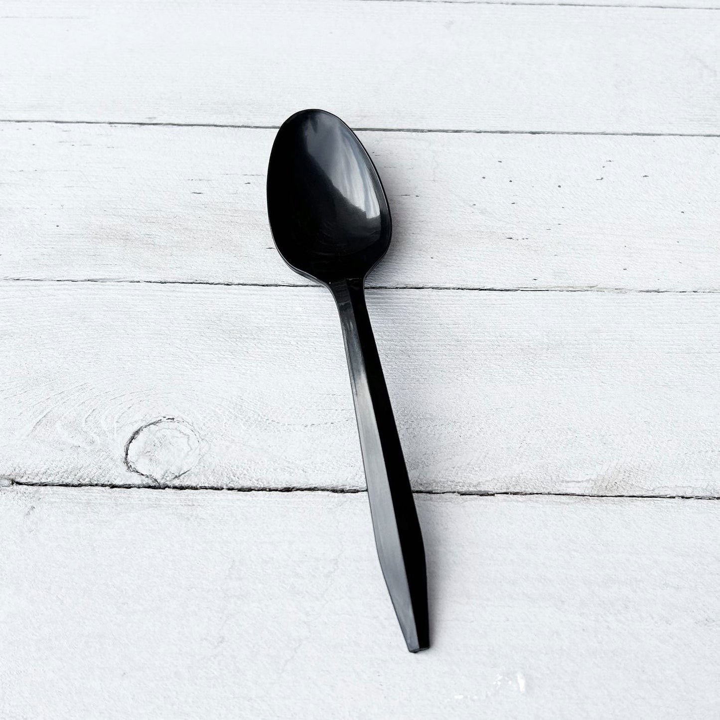 Boardwalk Mediumweight Polypropylene Cutlery, Teaspoon, Black, 1,000/Carton (BWKSPOONBLPP)