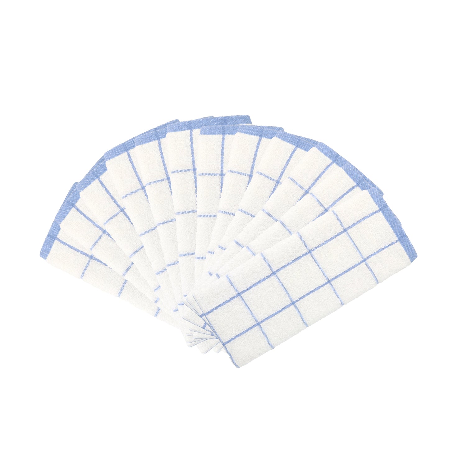 Arkwright Home Cooks Linen Kitchen Towel 15x25 Blue (12/Pack) (P-KT-BLUE)