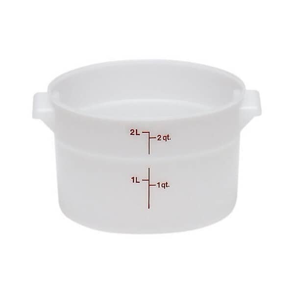 Cambro Rfs2148 Round 2Qt Ply-White (CAMRFS2148)