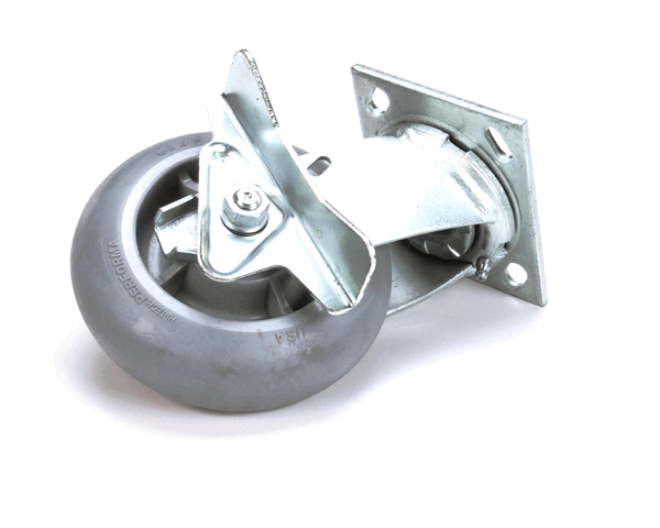Carter-Hoffmann 18301-6435 6" Grey Swivel W/Brk Rubb (CAR18301-6435)