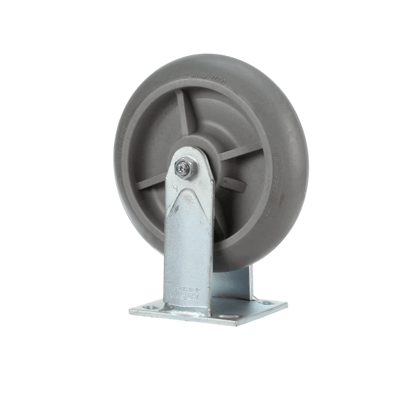 Carter-Hoffmann 18301-8314 8"Grey Rigid Rubber Perfo (CAR18301-8314)