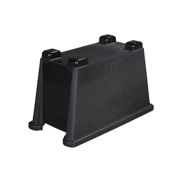 Carlisle 1086803 Trimline Ppy Single Base - Black (CARL1086803)