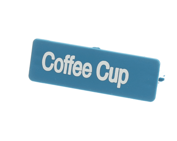 Carlisle Plq63314 Plaque Gls Rack Cofecup Carbl# (CARLPLQ63314)